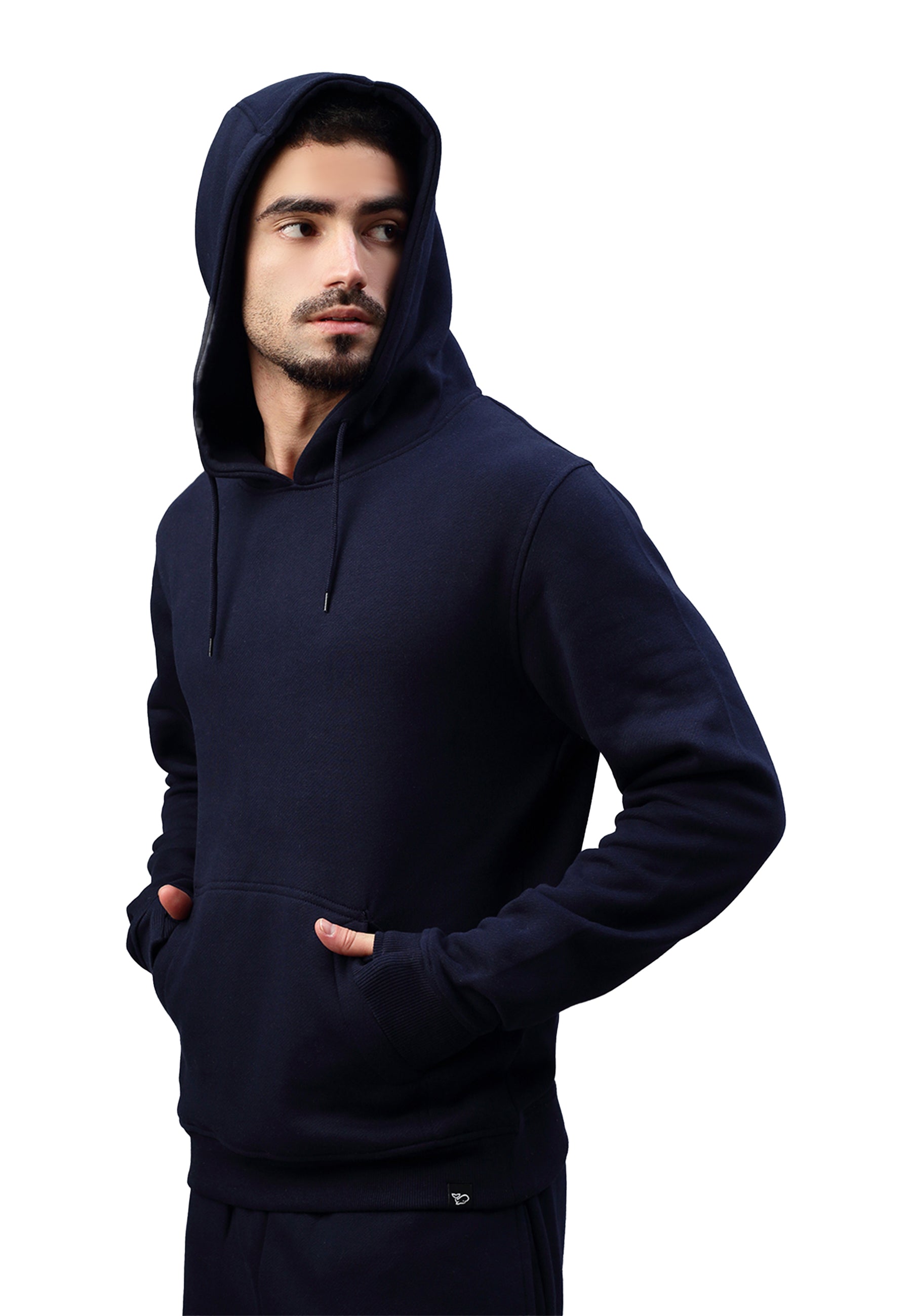 Sweat à capuche Switcher homme couleur casablanca/marine