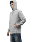 Sweat-shirt à capuche homme soho color/42 gris chine