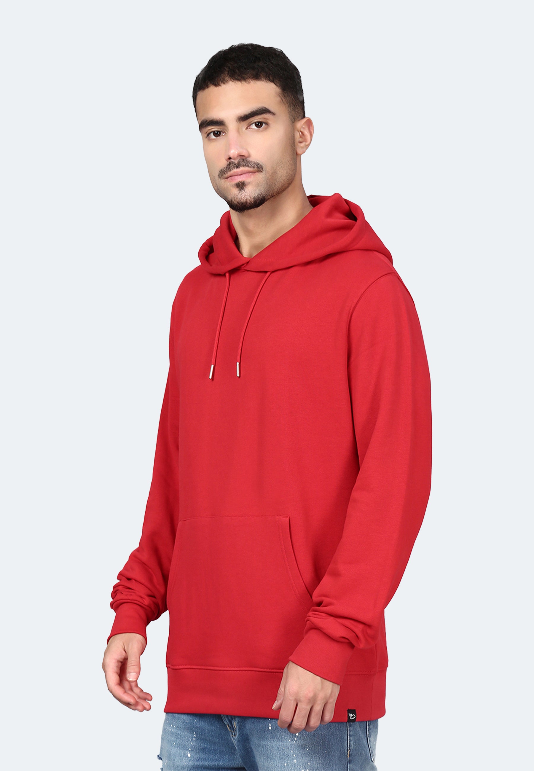 Sweat-shirt à capuche homme soho color/10 rouge