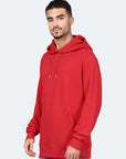 Sweat-shirt à capuche homme soho color/10 rouge