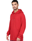 Sweat-shirt à capuche homme soho color/10 rouge