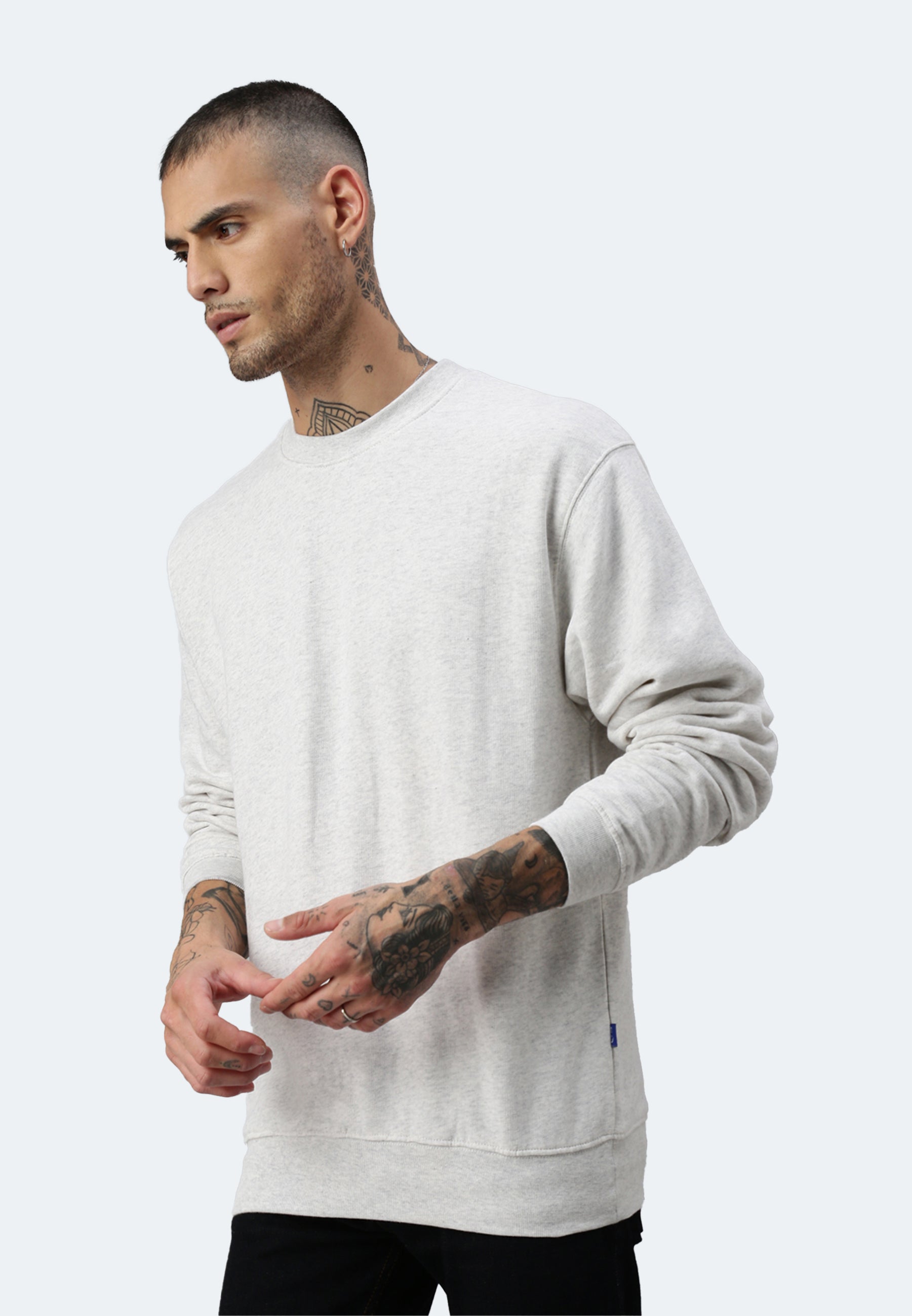 Switcher manches longues whale color/43 blanc chine