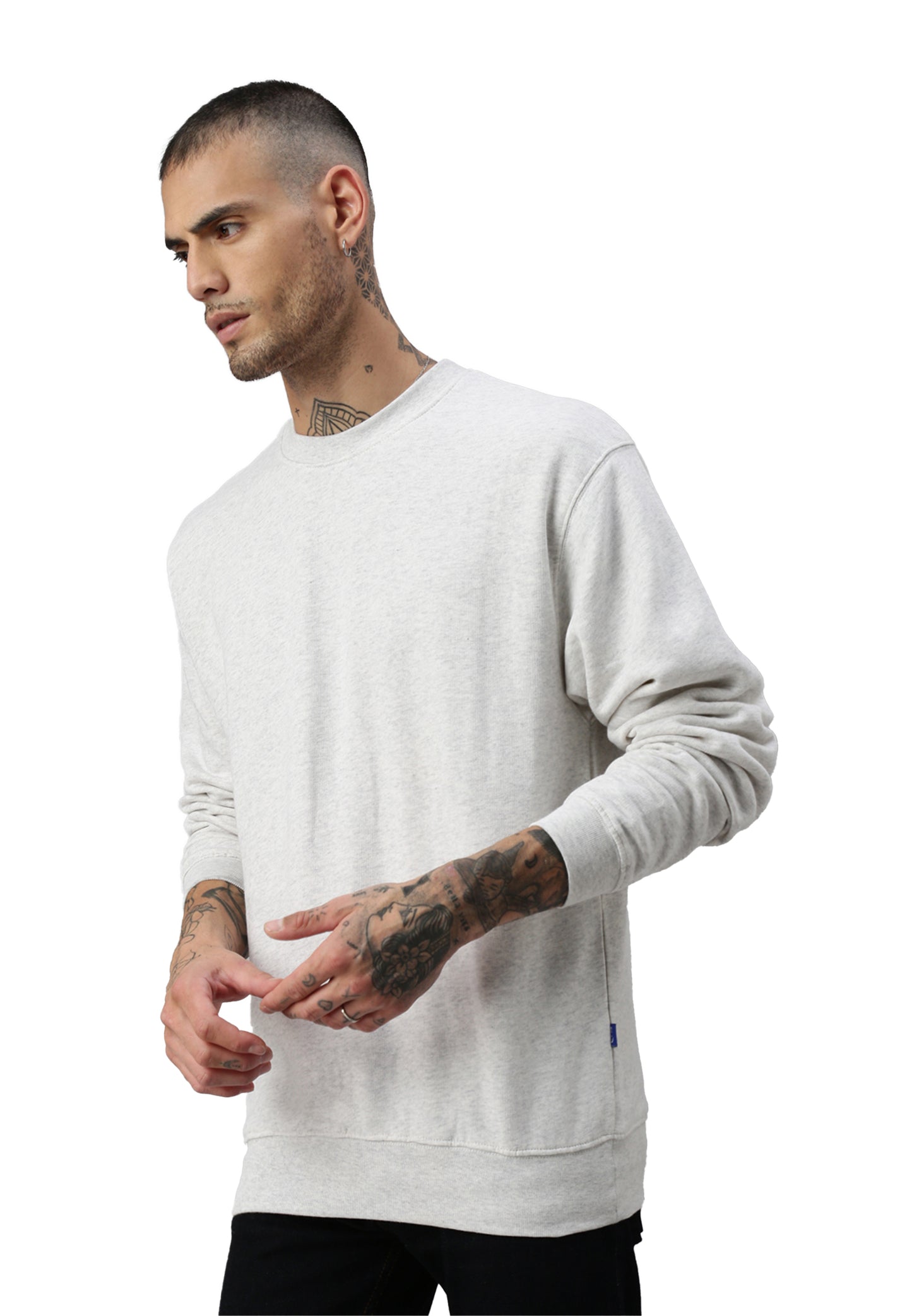 Switcher manches longues whale color/43 blanc chine