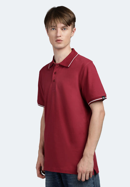 Switcher men's polo ben color/158 bourgogne