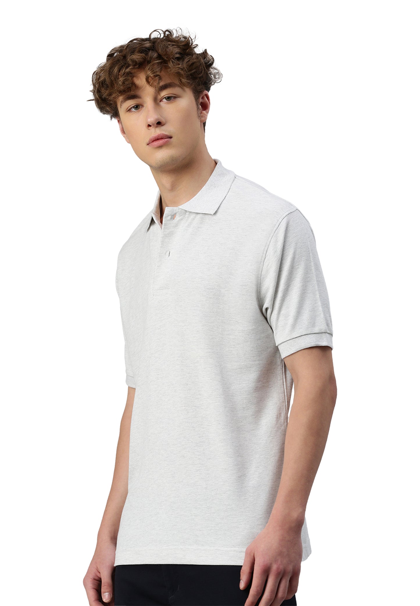 Switcher men's polo samuel color/43 blanc chine