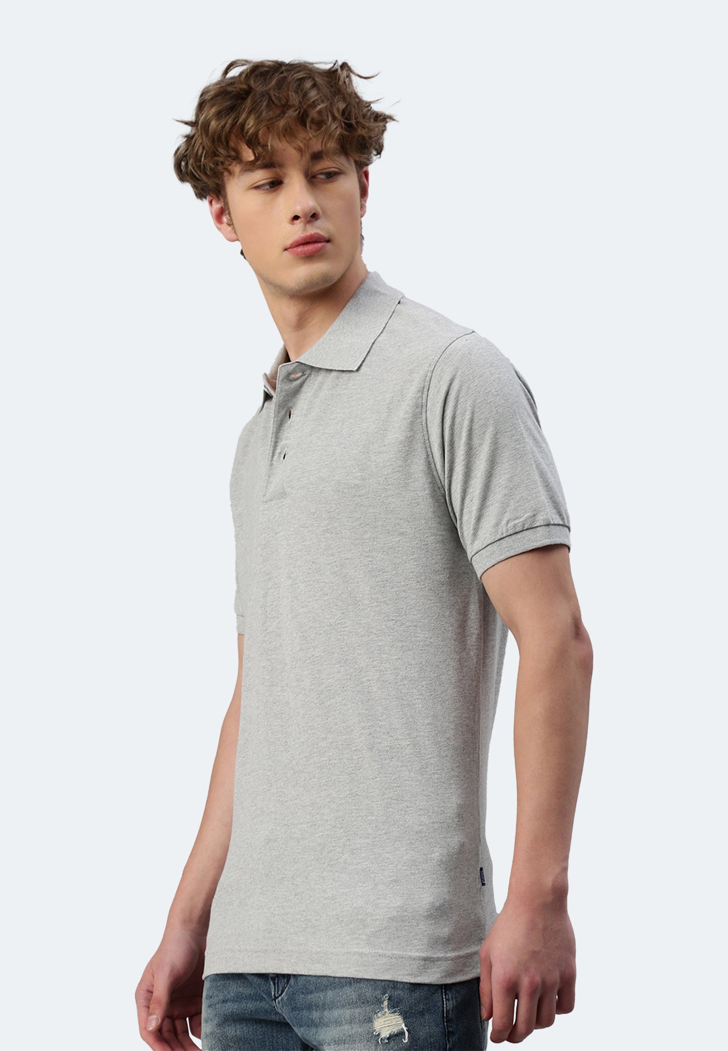 Switcher polo baleine couleur/42 gris chine