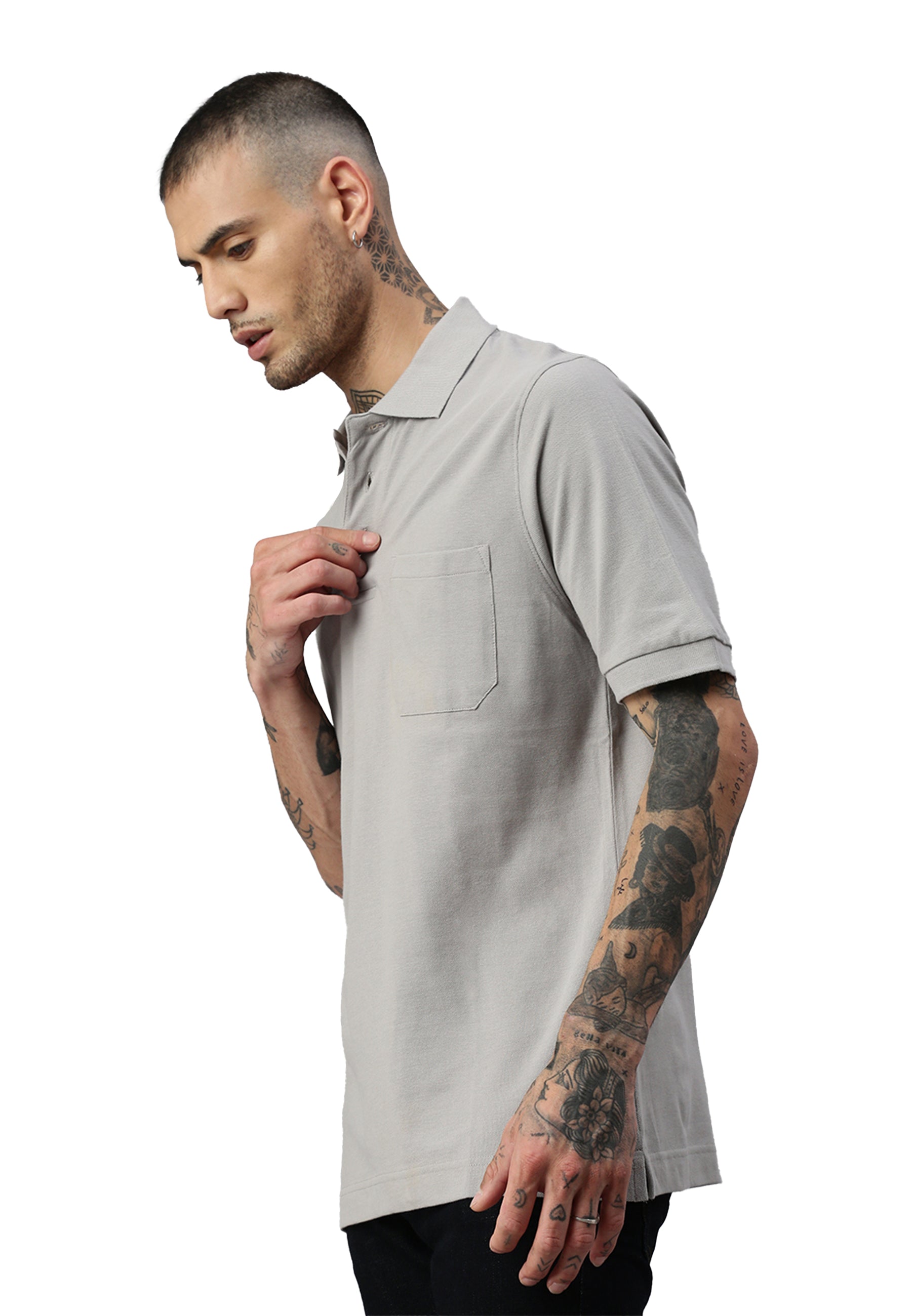 Switcher pocket polo whale color/gris fonce