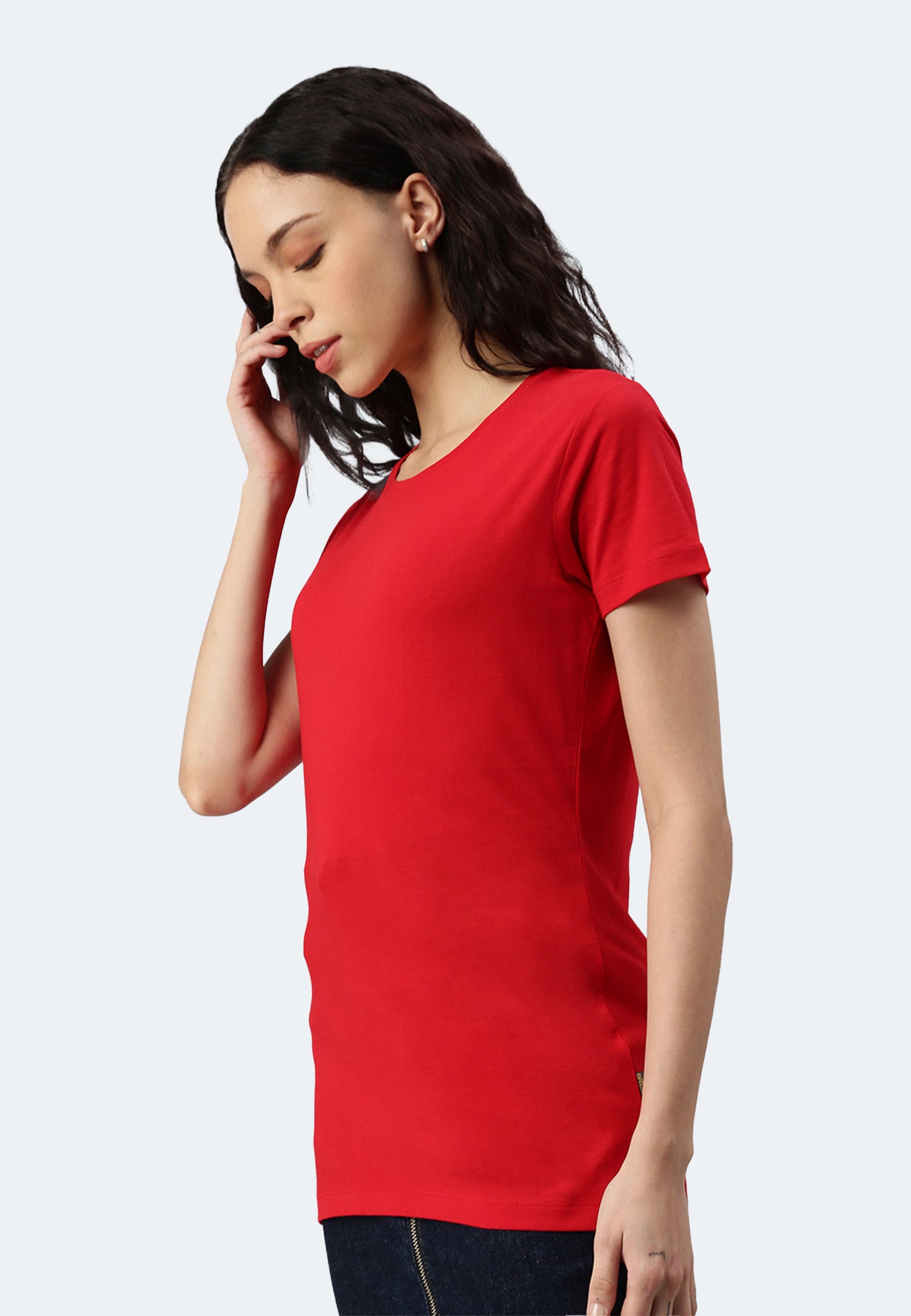 T-shirt Switcher lady gaia color/10 rouge