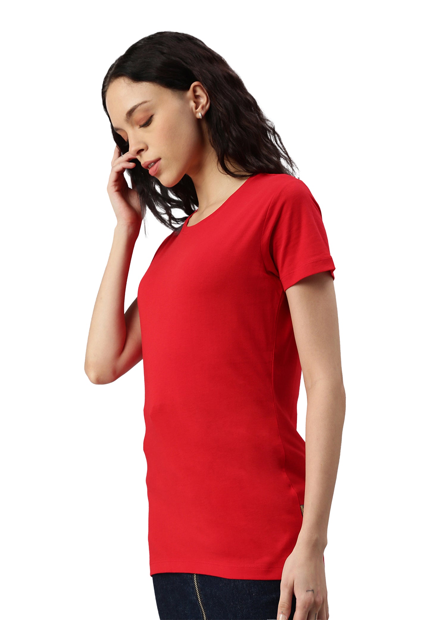T-shirt Switcher lady gaia color/10 rouge