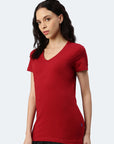 T-shirt Switcher Lady couleur baleine/ketchup