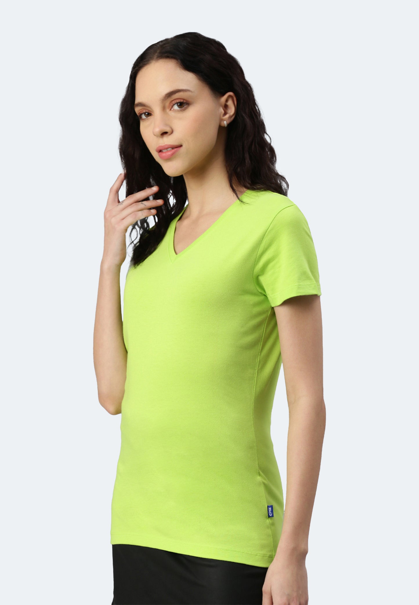 T-shirt Switcher Lady whale color/364 lime