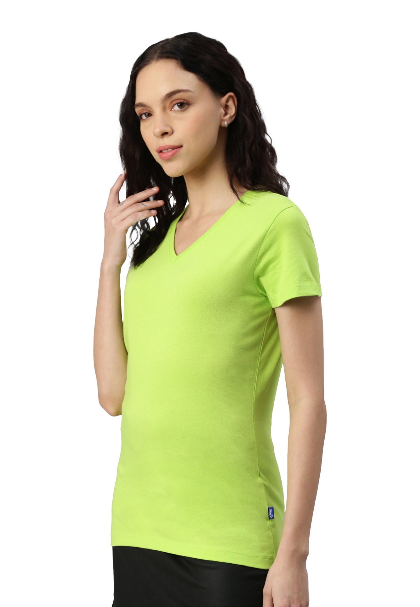T-shirt Switcher Lady whale color/364 lime