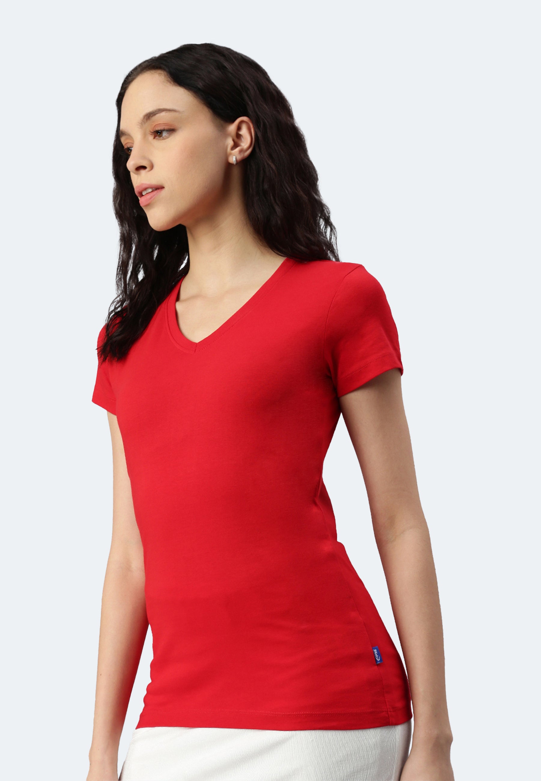 T-shirt Switcher Lady couleur baleine/rouge