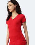 T-shirt Switcher Lady couleur baleine/rouge