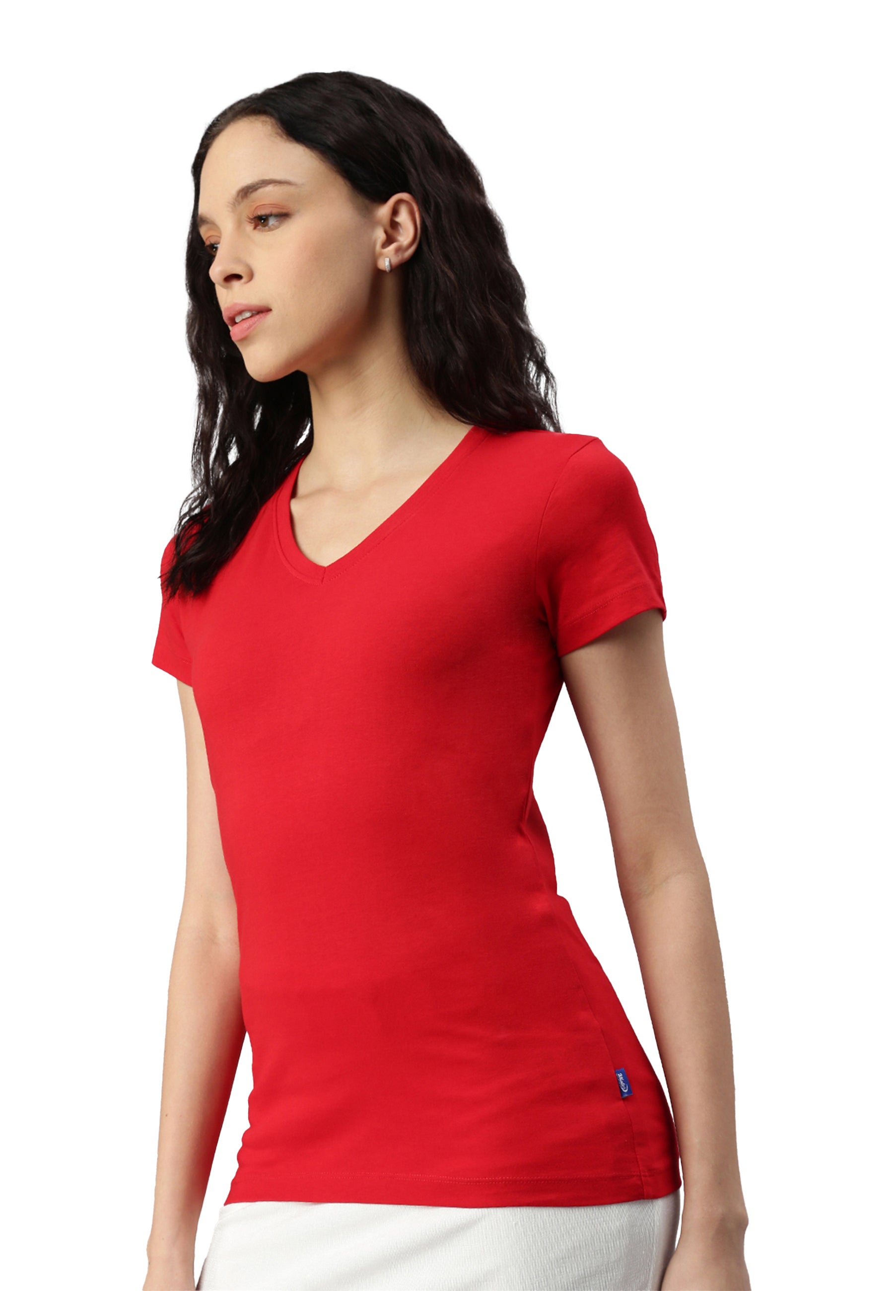 T-shirt Switcher Lady couleur baleine/rouge