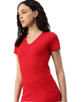 T-shirt Switcher Lady couleur baleine/rouge