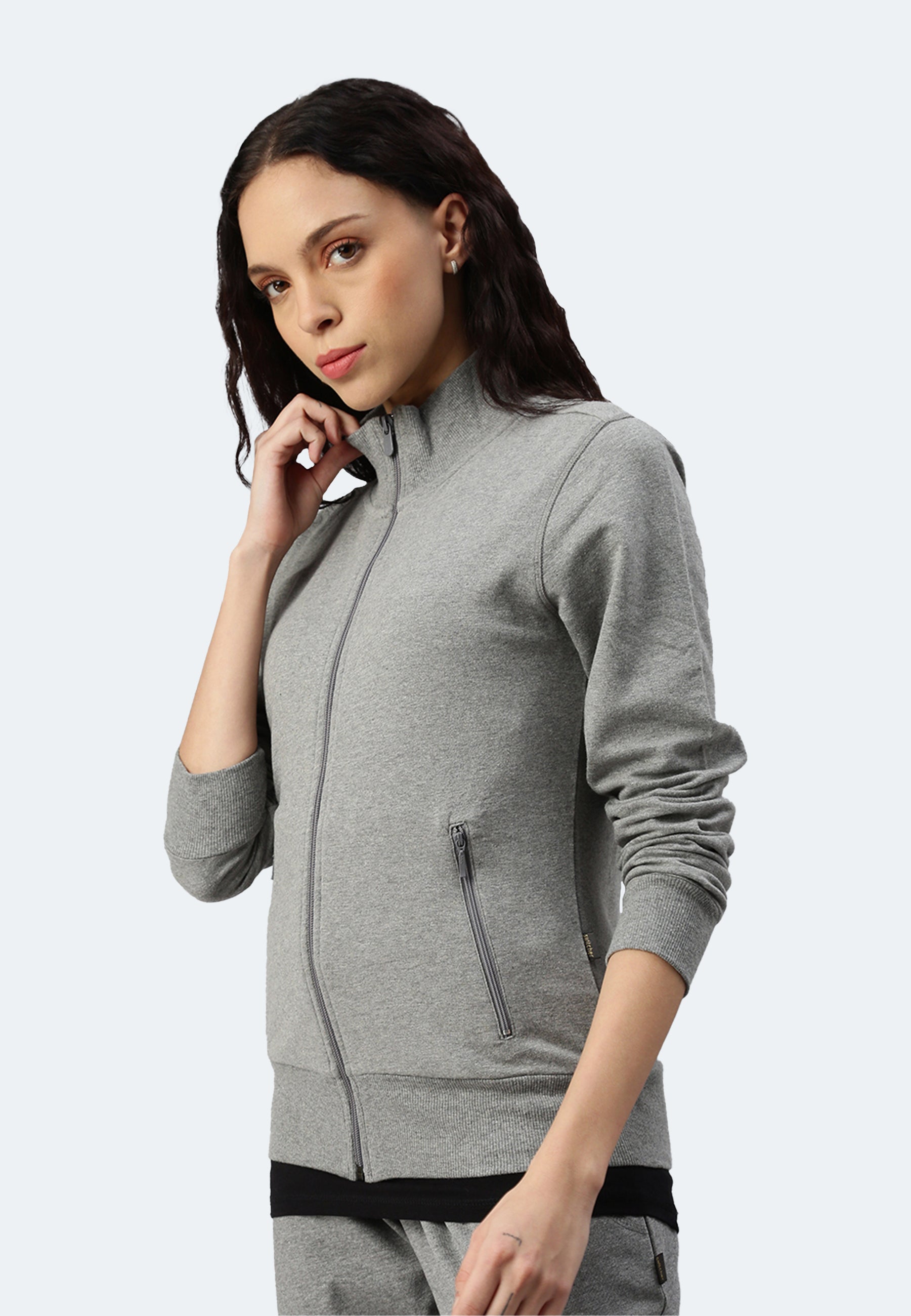 Switcher sweatjacket Lady mia color/ebony chine