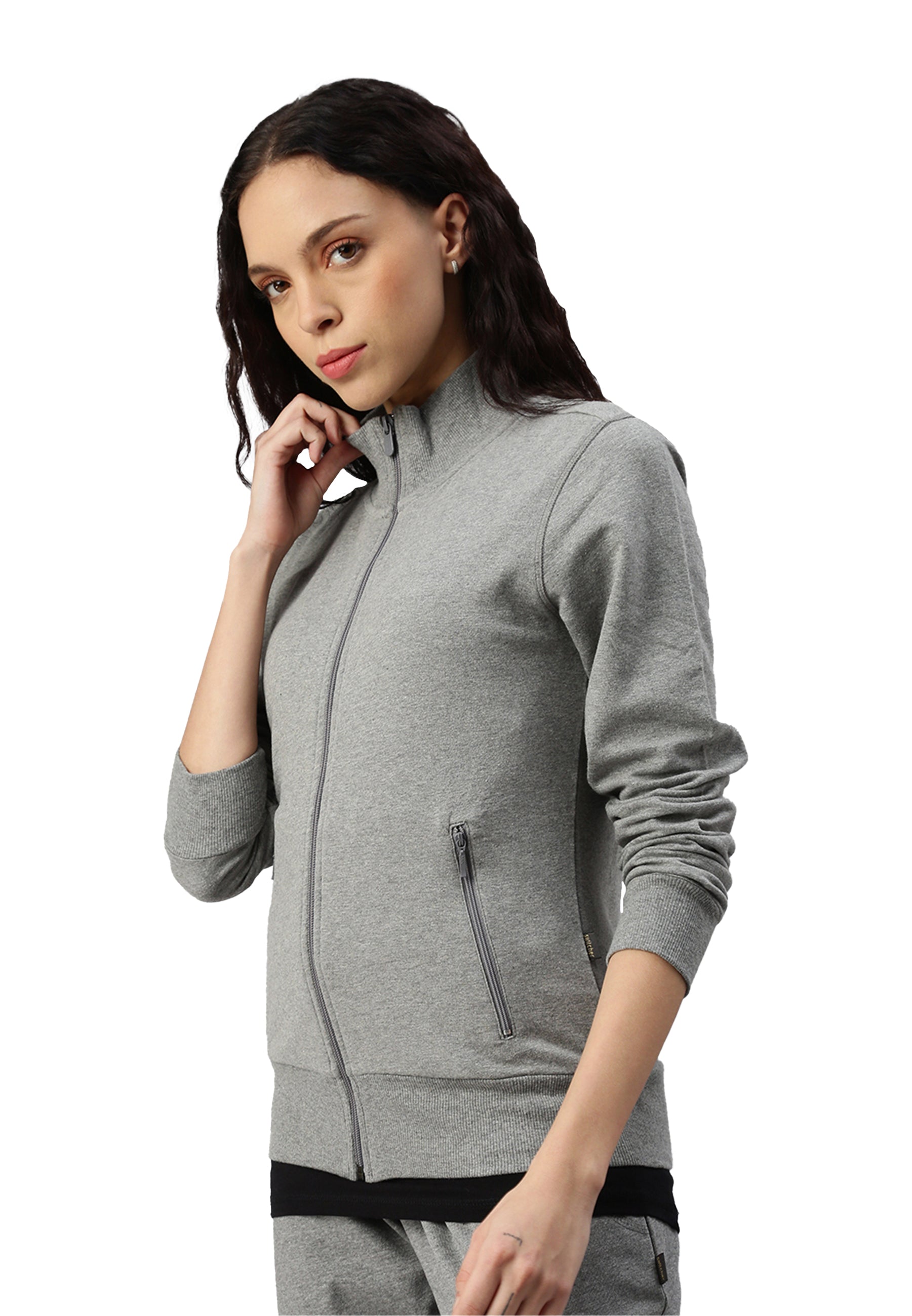 Switcher sweatjacket Lady mia color/ebony chine