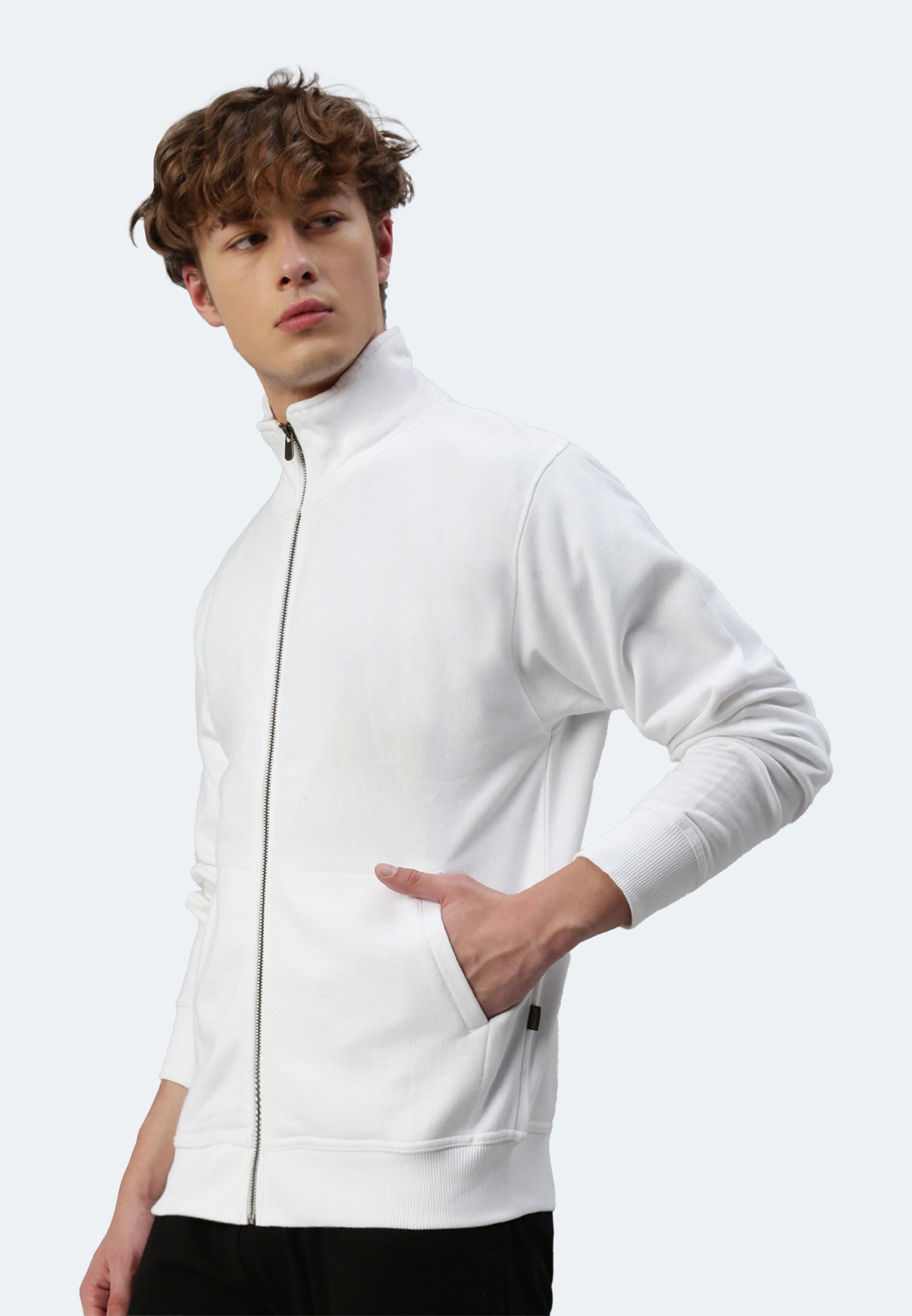 Sweat à capuche zippé Switcher hommes miami color/blanc