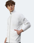 Sweat à capuche zippé Switcher hommes miami color/blanc