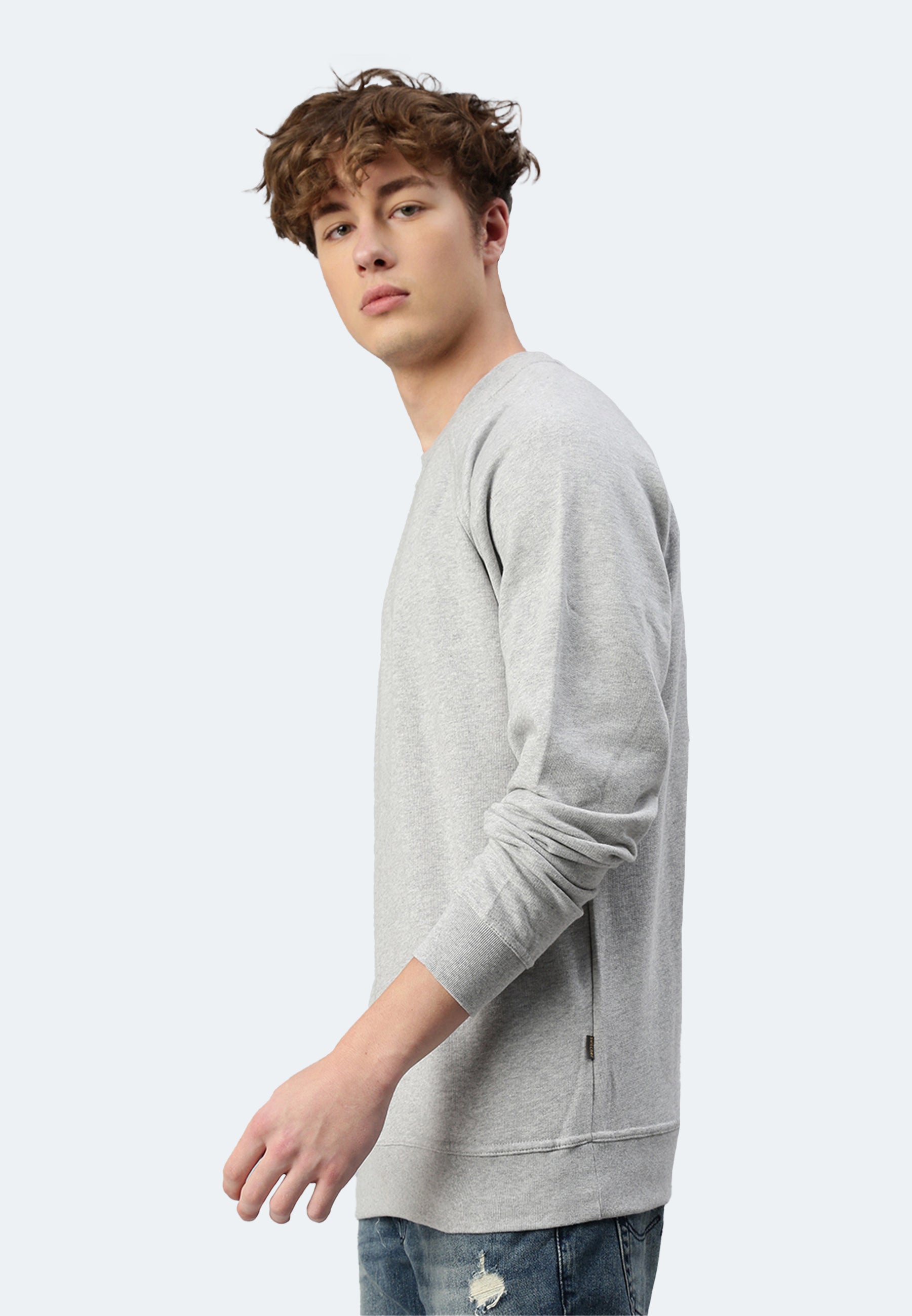 Sweat-shirt Switcher couleur london/gris chine