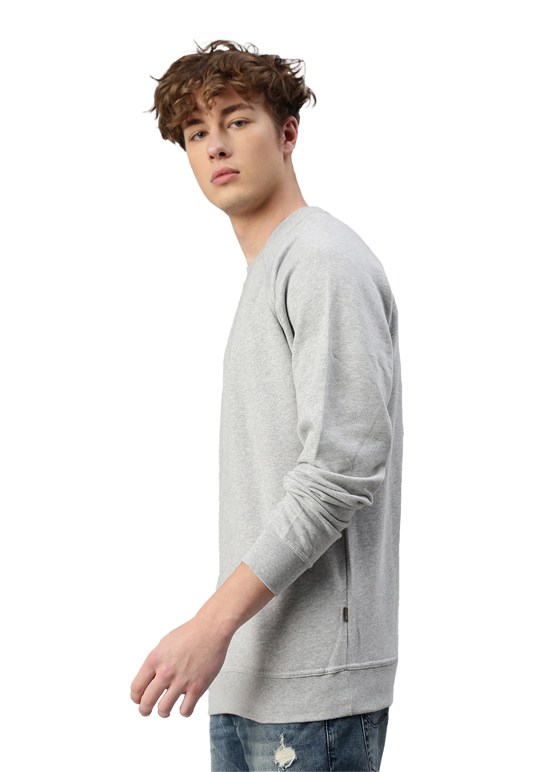 Sweat-shirt Switcher couleur london/gris chine