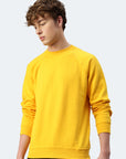 Sweat-shirt Switcher couleur london/jaune