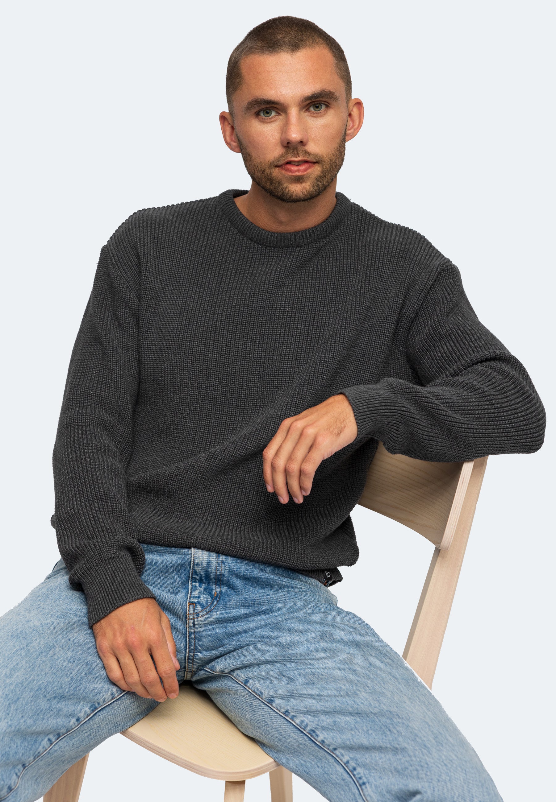 Sweat-shirt Switcher marcus color/41 noir chine