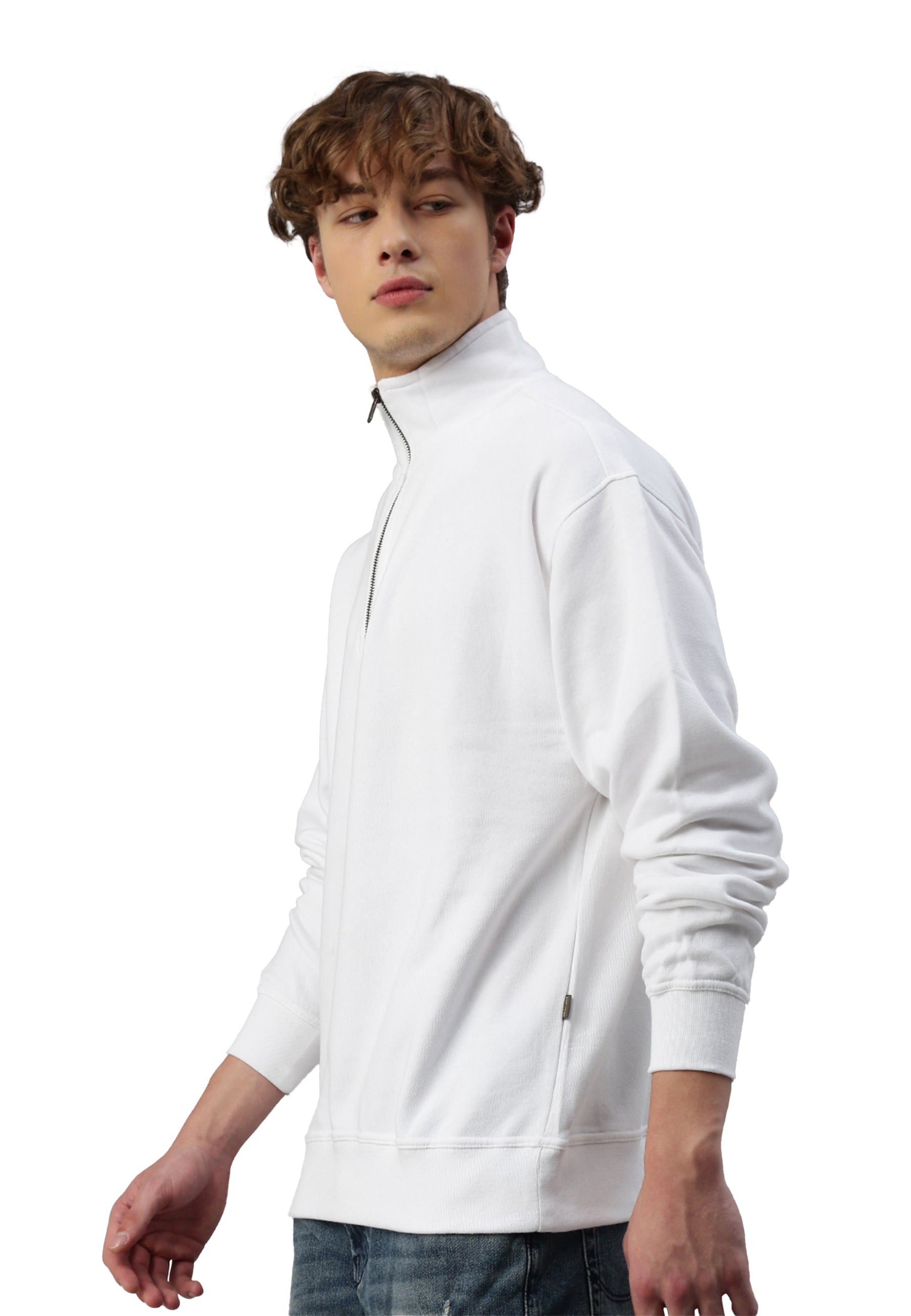 Sweat-shirt Switcher homme oslo color/blanc 