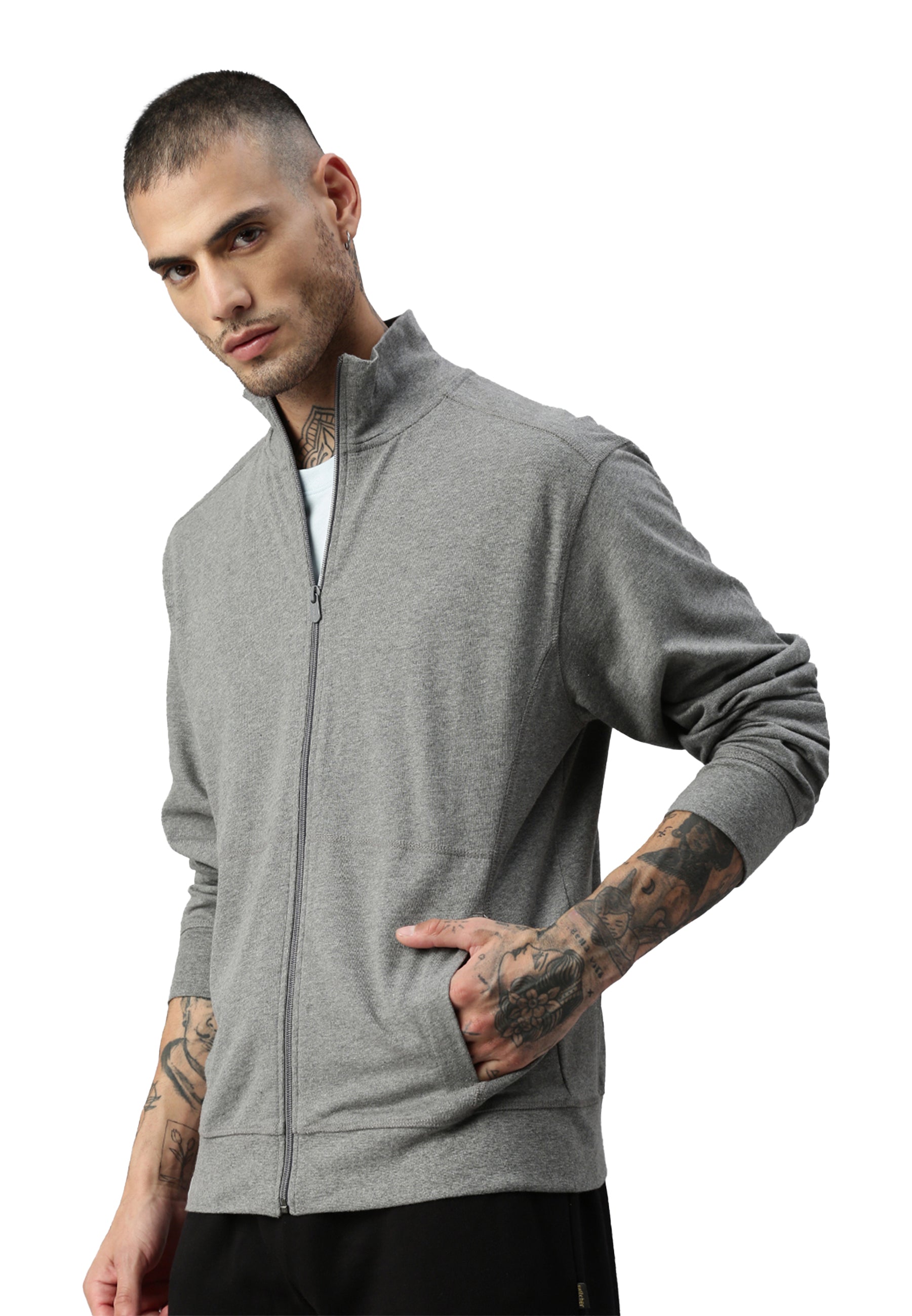 Switcher zip-jacket men's dallas color/ebony chine