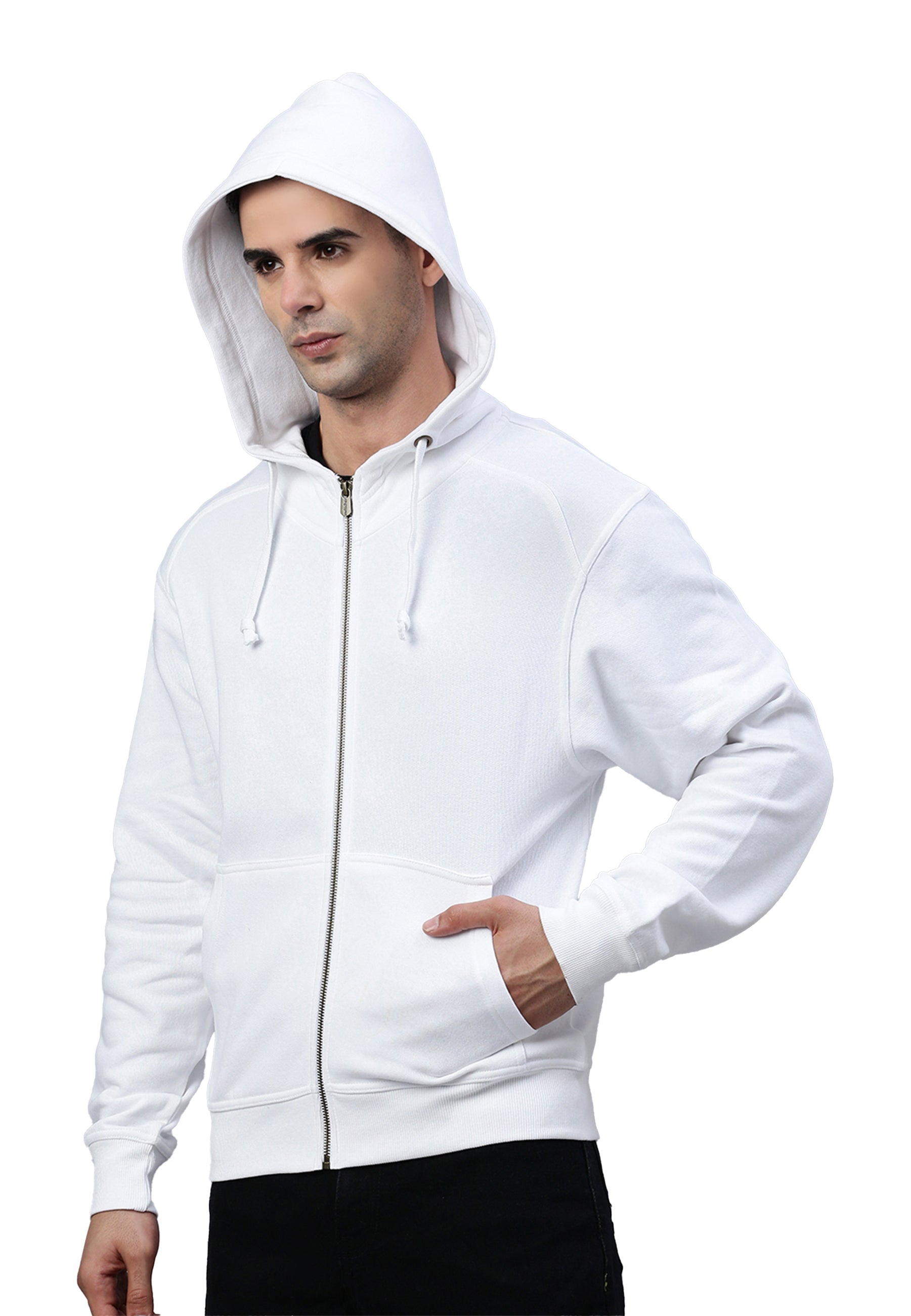 Sweat à capuche zippé Switcher hommes miami color/blanc