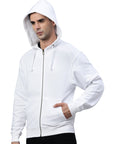 Sweat à capuche zippé Switcher hommes miami color/blanc