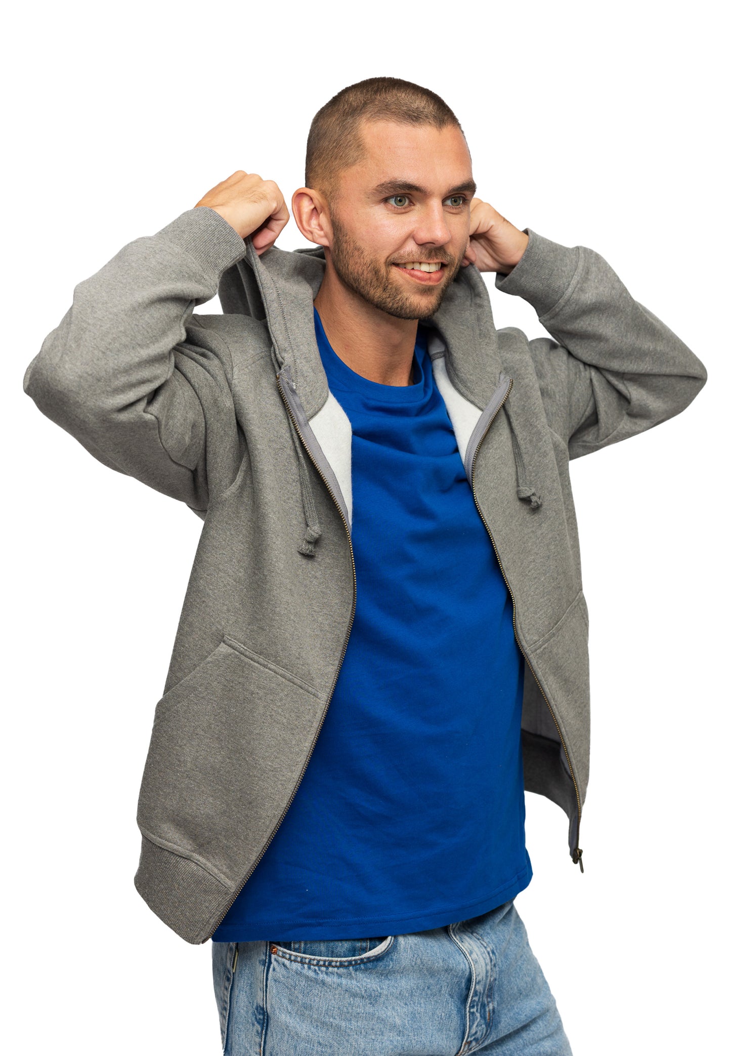 Switcher zip-hoodie men's miami color/672 ebony chine