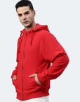 Switcher zip-hoodie men's miami color/rouge