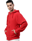 Switcher zip-hoodie men's miami color/rouge