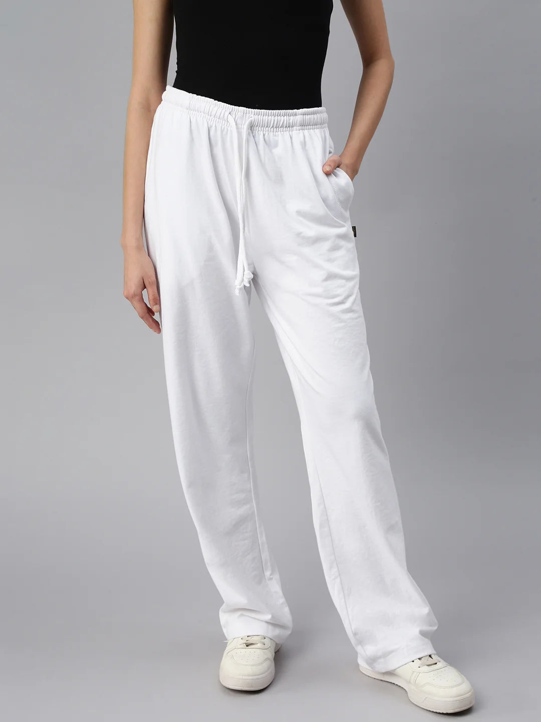 unisexe-denver-coton-polyester-sweat-pantalon-blanc-avant