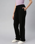 sweat-pantalon unisexe-denver-coton-polyester-noir-lookshot