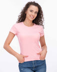 T-shirt côtelé-col-rond-femme-coton-bio-rose-switcher