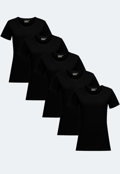 Lot de 5 t-shirts bio Lady Gaia