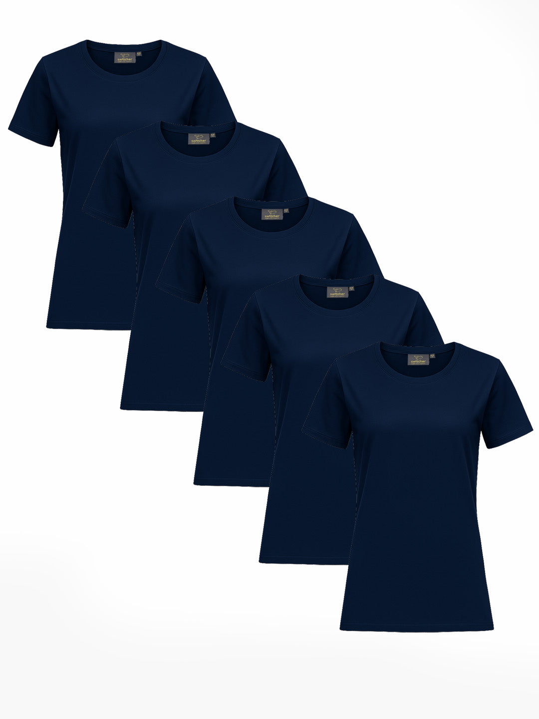 Lot de 5 t-shirts bio Lady Gaia
